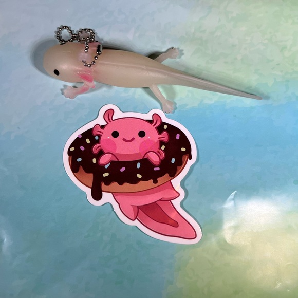 SPRINKLES Axolotl Crazy Trending WaterProof Single Decor Accent Sticker - Picture 4 of 4